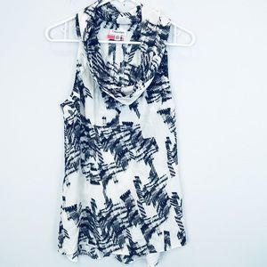 Calvin Klein size S cowlneck sleeveless blouse